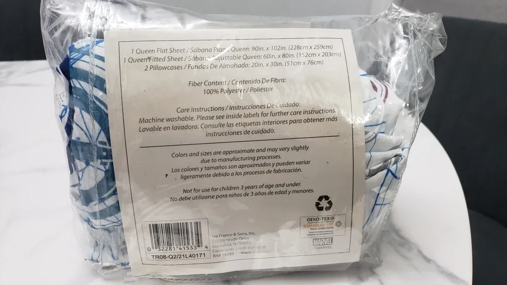 Marvel Eternals 1 Queen Flat Sheet (New/Unused) image indicator(3)