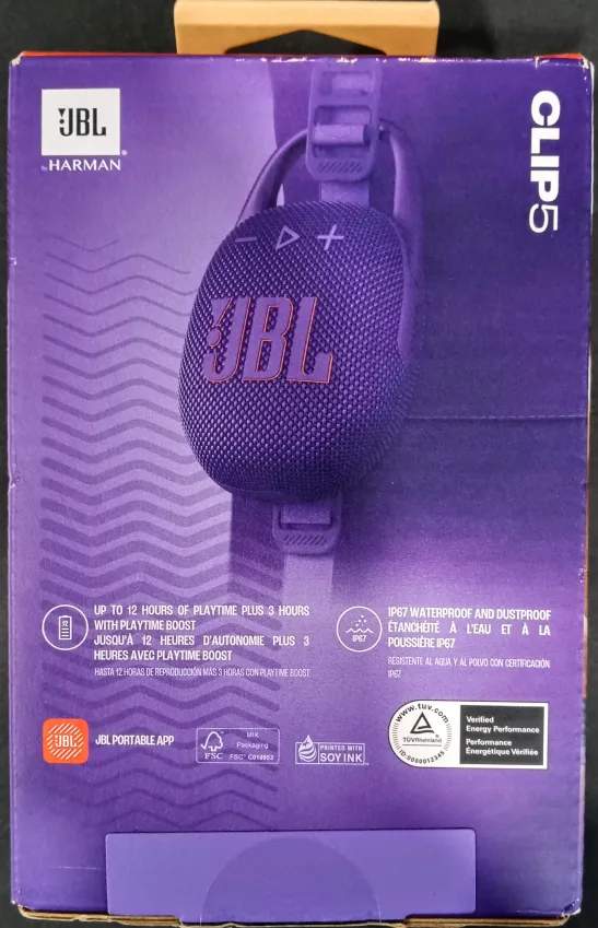 JBL - Clip 5 Portable Bluetooth Speaker (New) image indicator(3)