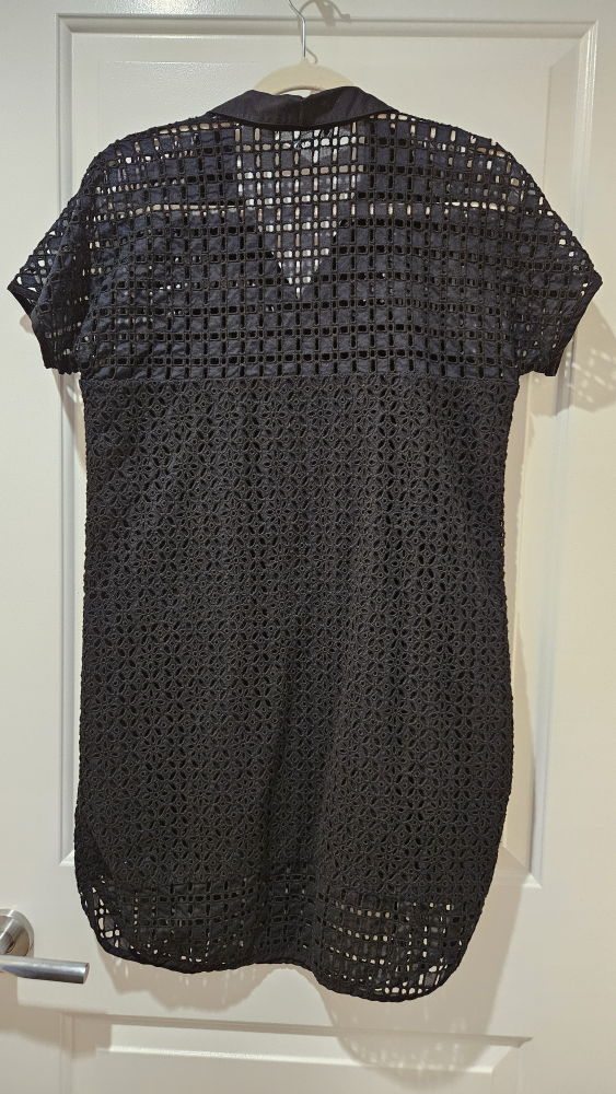 Black Crochet Dress - photo 3