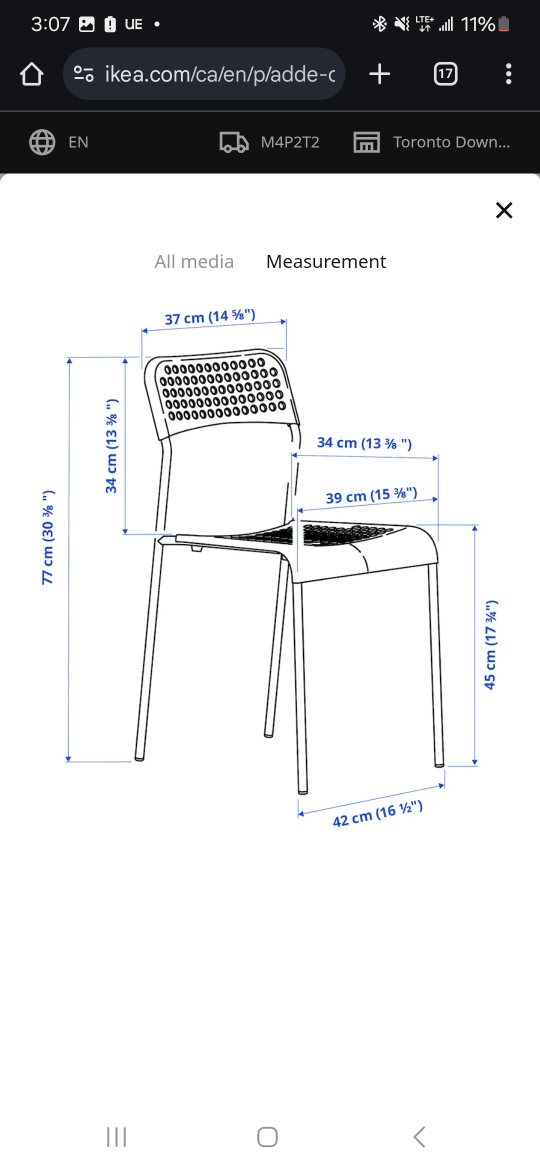 IKEA MELTOR Table & ADDE Chair Set - White - photo 4