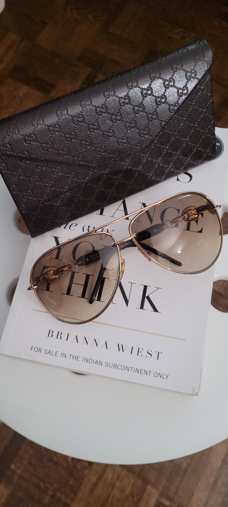 Gucci Aviator Sunglasses with Case