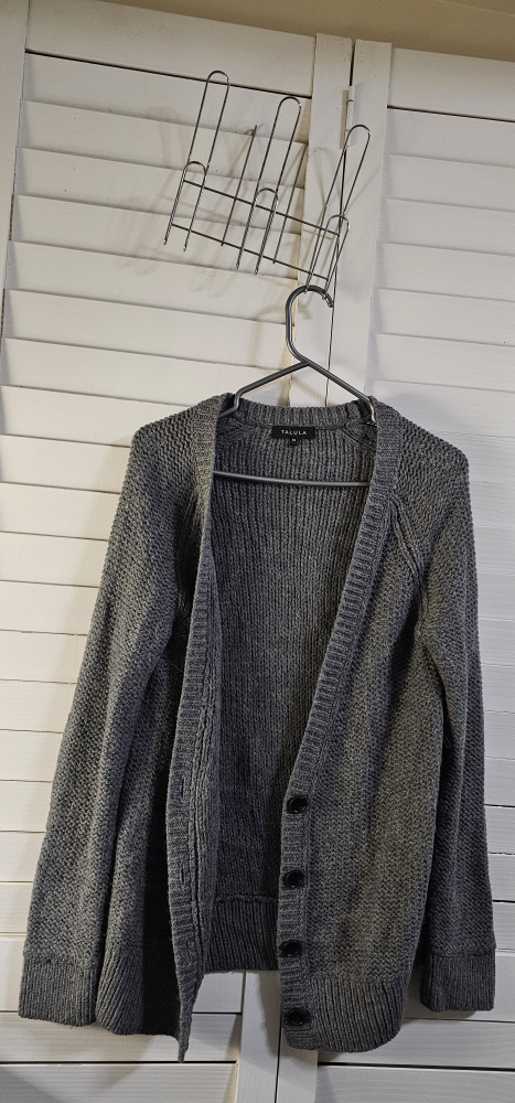 Talula Grey Knit Cardigan - Size XS - photo 3