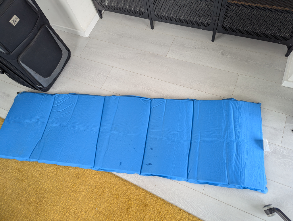 Blue Camping Mat