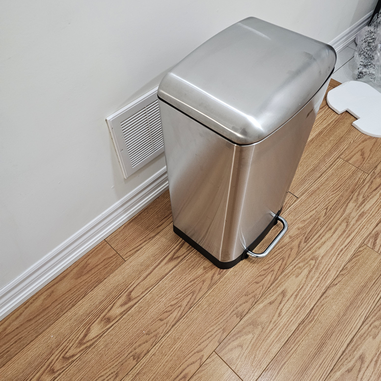 Songmic Stainless Steel Step Trash Can - photo 3