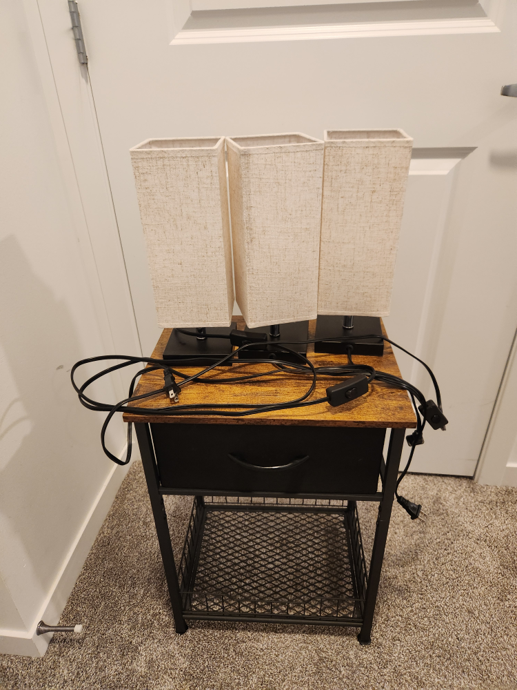 Set of 3 Table Lamps