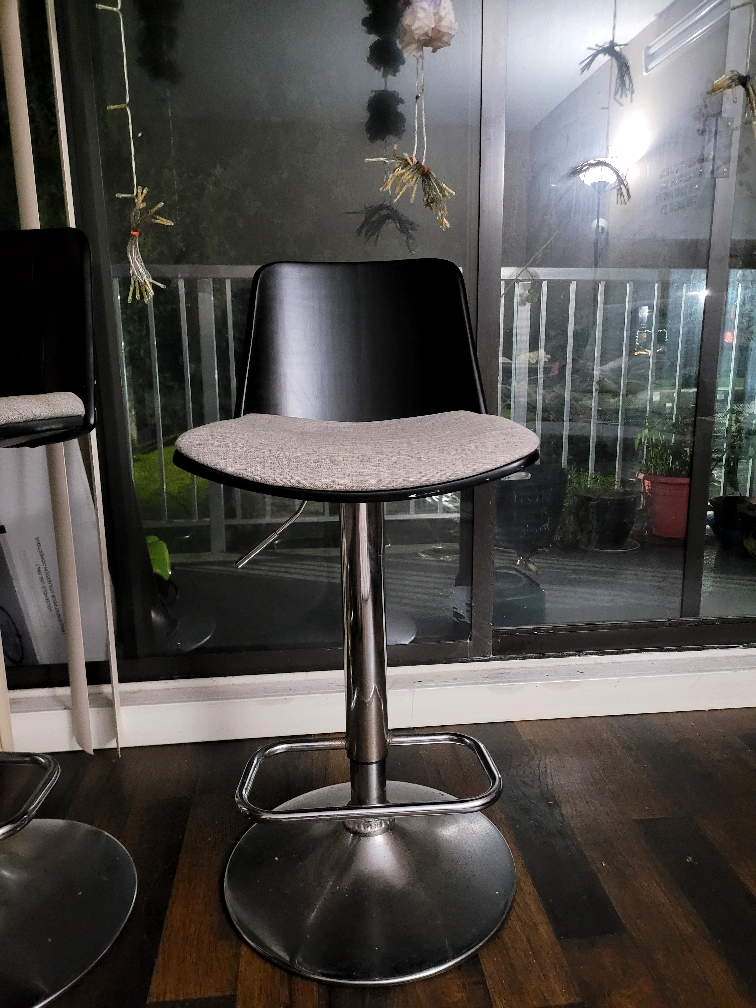 Set of Two Adjustable Bar Stools