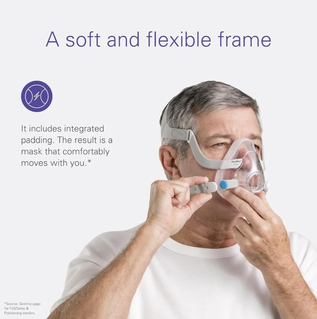 AirFit F20 & AirTouch F20 Headgear Strap - Large 63472 image indicator(6)