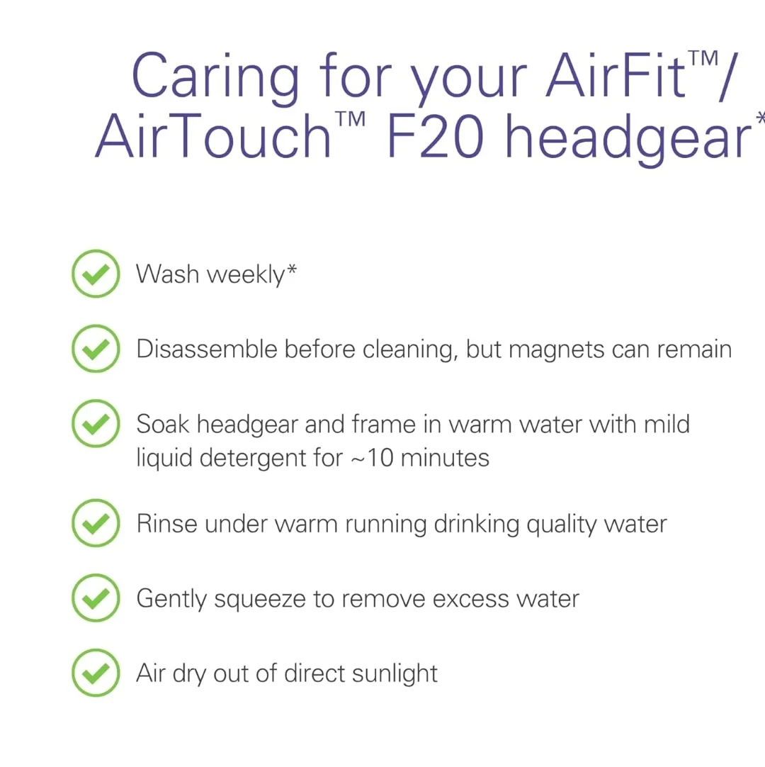 AirFit F20 & AirTouch F20 Headgear Strap - Large 63472 image indicator(7)