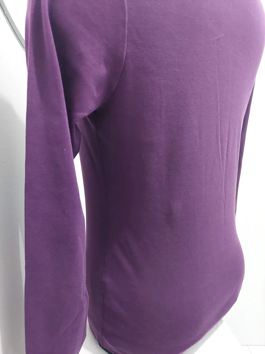 Ellen Tracy Long Sleeve T-Shirt - Purple, Size M image indicator(7)