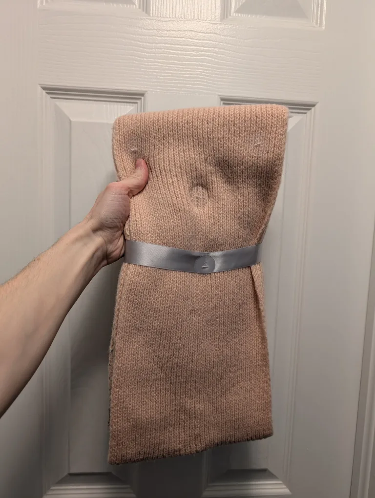 Pink Knit Hat and Scarf Set with Pom Pom image indicator(3)