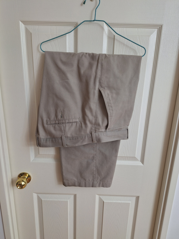 Men's Beige Casual Pants