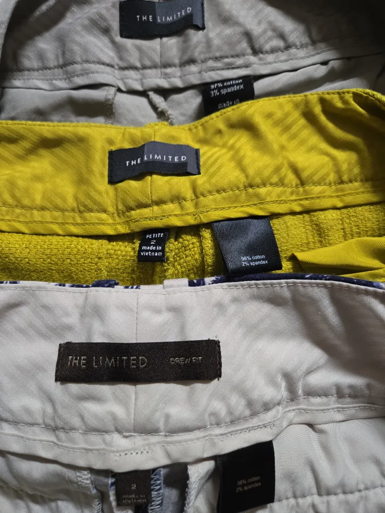 Three pairs of The Limited shorts bundle image indicator(2)