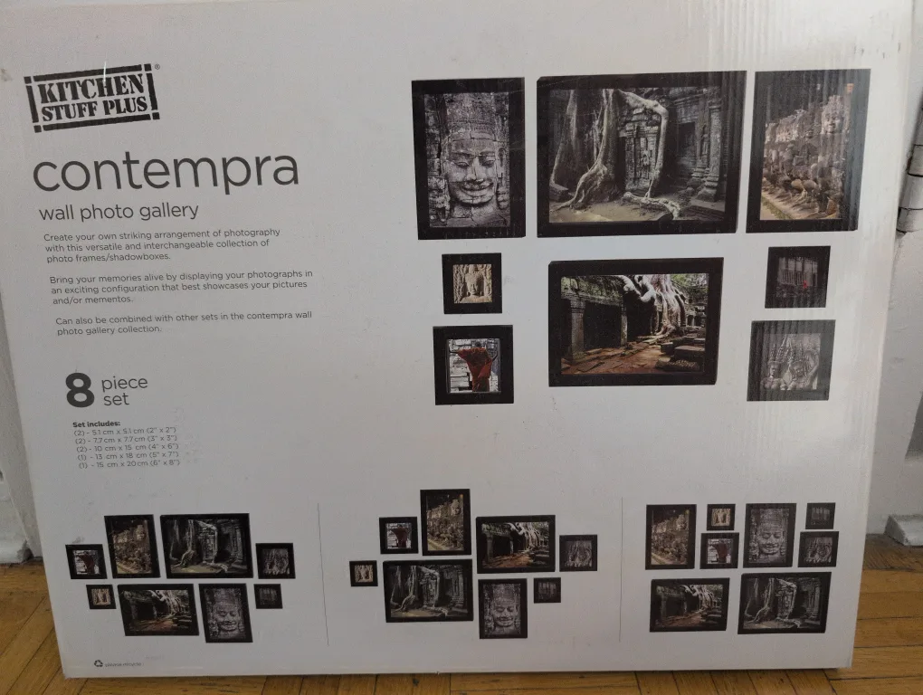 Kitchen Stuff Plus Contempra 8-Piece Wall Photo Gallery Set image indicator(2)