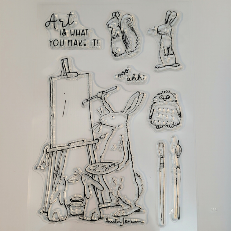 Clear Stamps - Bunny Artist