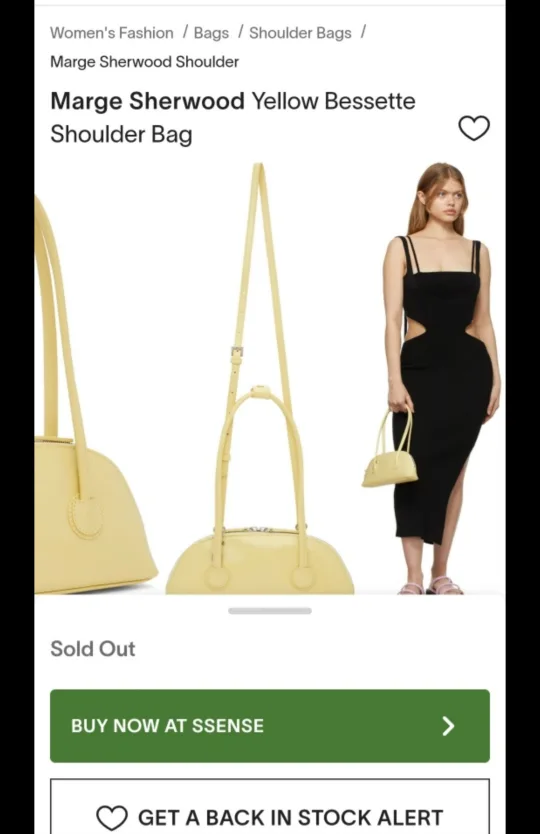 Margé Sherwood Yellow Bessette Shoulder Bag image indicator(2)