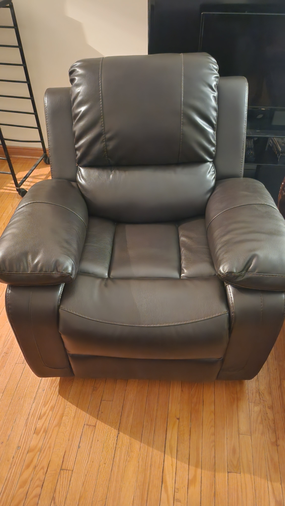 Brown Leather Recliner