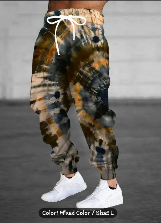 Men's Size L & XL  Printed Joggers - Variety of Designs - photo 4