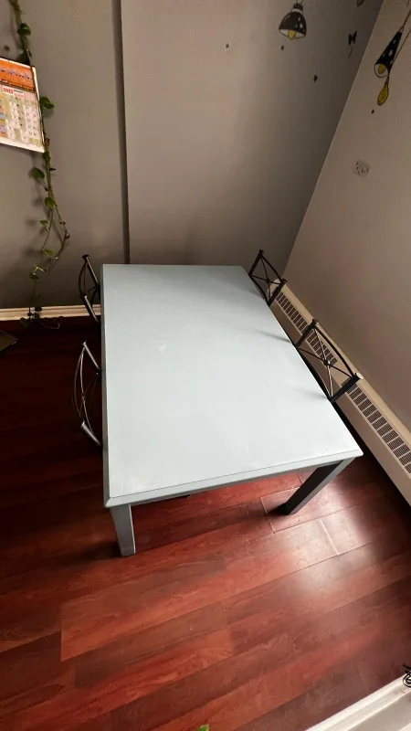 Dining Table Set - 4 Chairs, Light Blue image indicator(3)