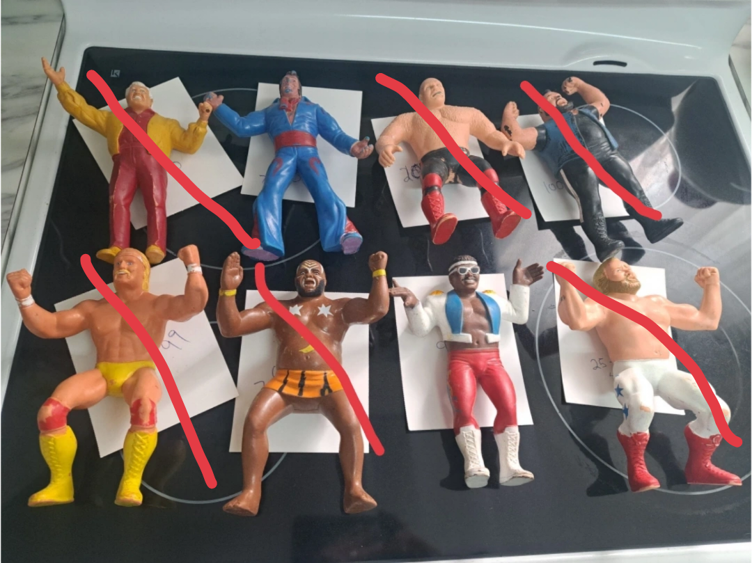Wrestling Action Figures LJN WWF RUBBER WRESTLERS