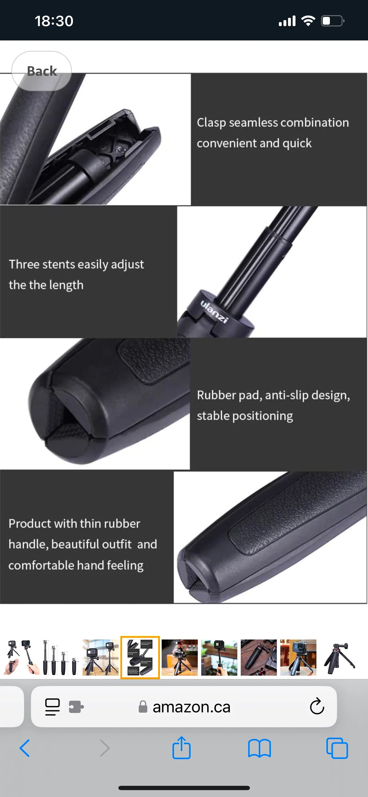 Action camera tripod image indicator(7)