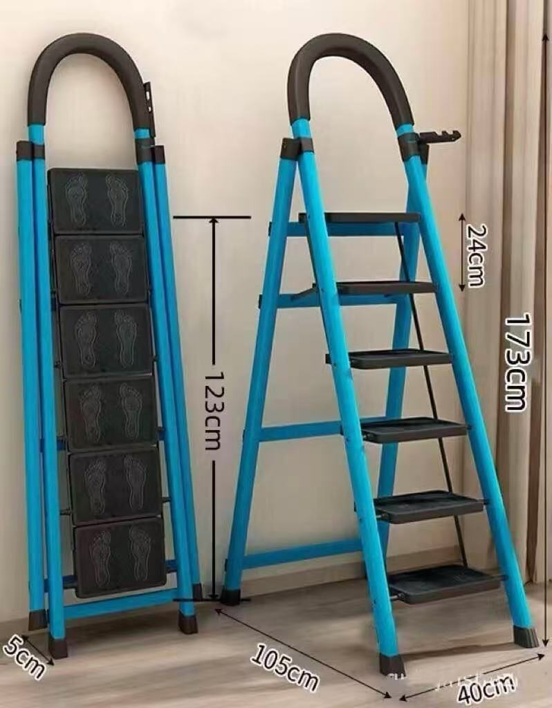 Portable 5-Step Folding Ladder