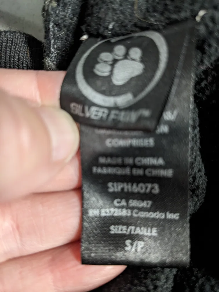 Silver Paw Dog forest green and black xs dog sweater image indicator(3)