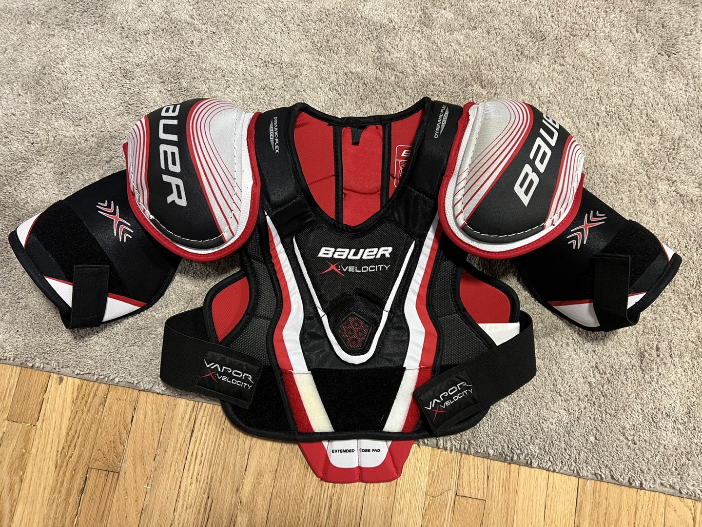Bauer Vapor X Velocity Senior Hockey Shoulder Pads - Size M/M