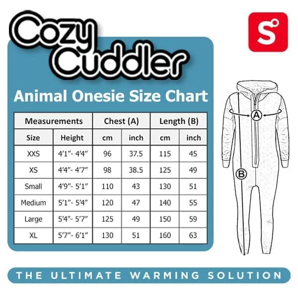 NEW Cozy Cuddler Dinosaur Onesie - Adult L size image indicator(2)