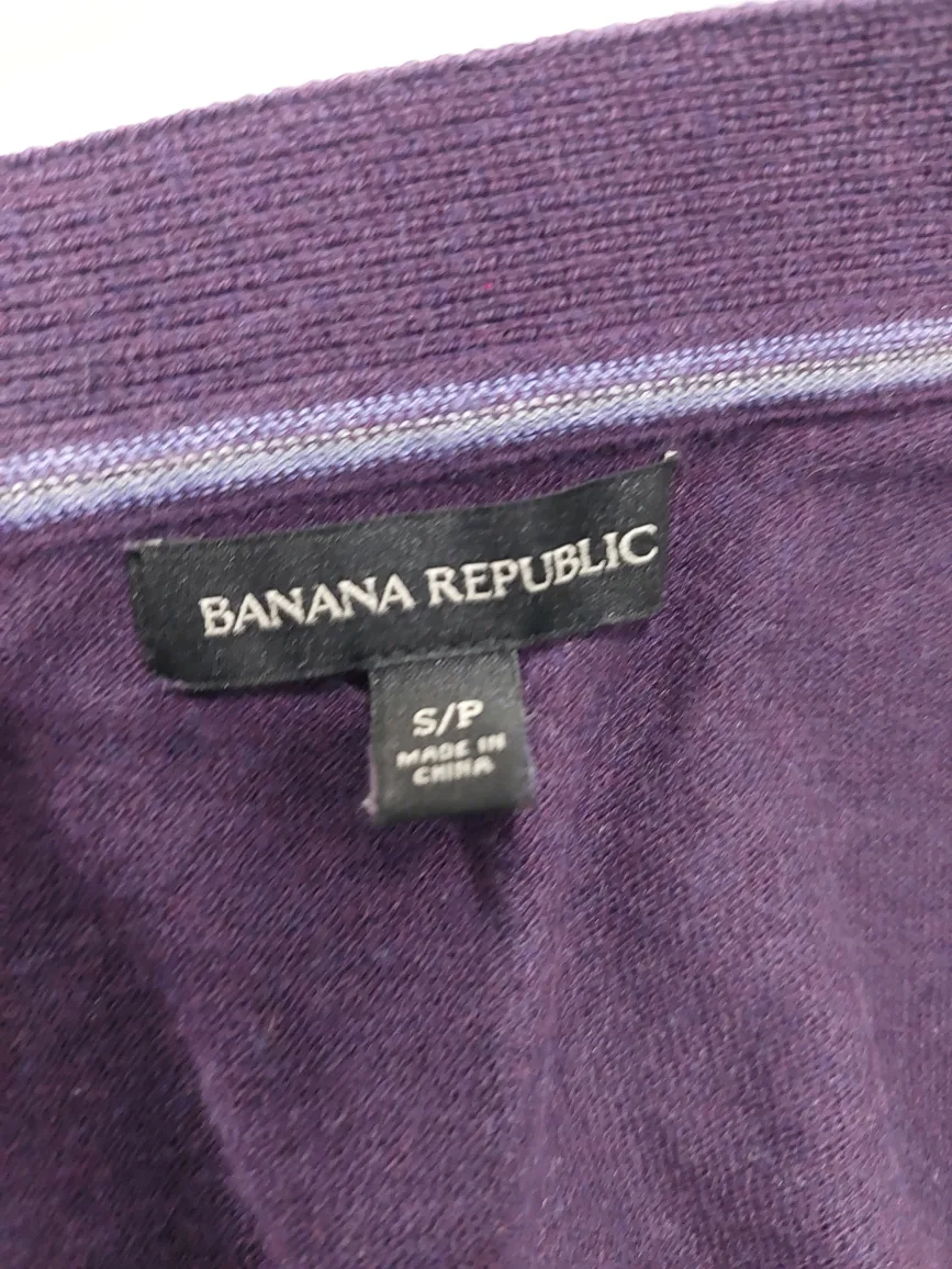 Banana Republic Women's Purple Cardigan Small image indicator(4)