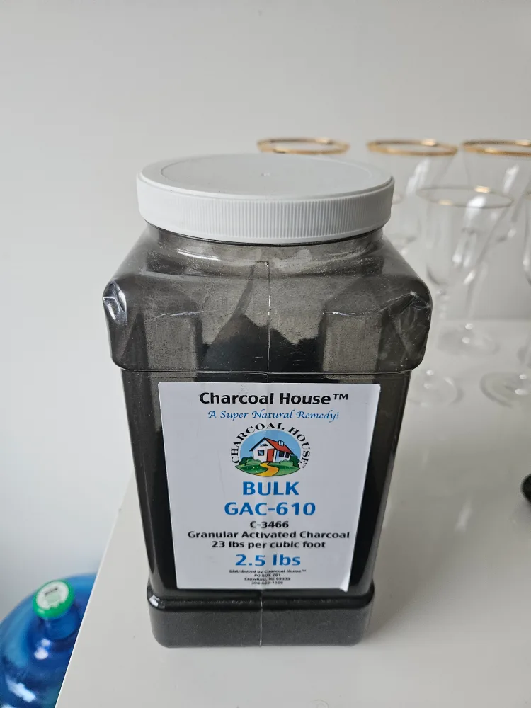 2.5 lbs Granular Activated Charcoal GAC-610 thumbnail