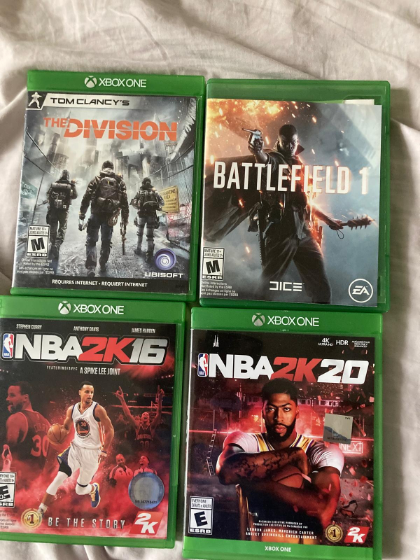 Xbox games: NBA 2K16, NBA 2K20 and more.