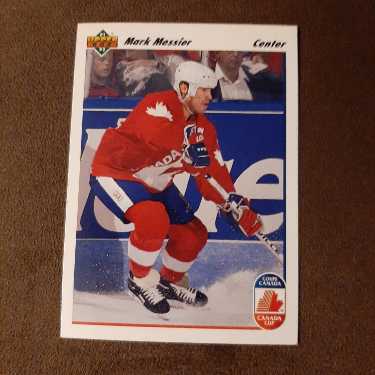 1993-94 Upper Deck Mark Messier Canada Cup Hockey Card #14 - photo 3