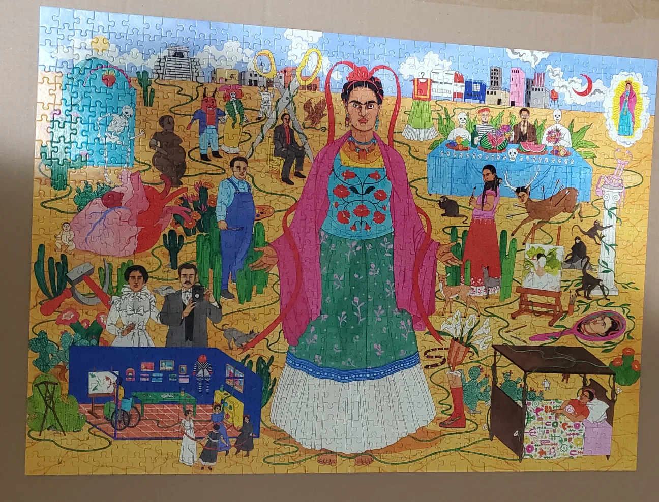 Frida Kahlo 1000 Piece Jigsaw Puzzle(Still assembled) image indicator(2)