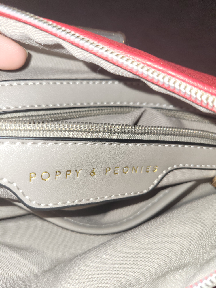 Poppy & Peonies Red Crossbody Bag - photo 2