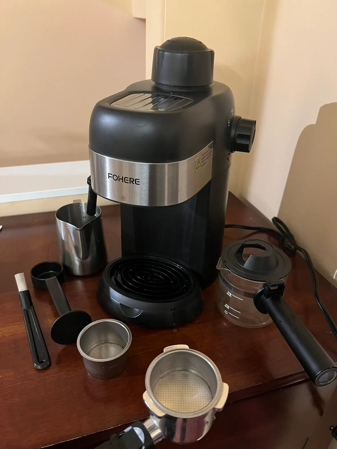 Fohere Espresso Machine and Grinder thumbnail