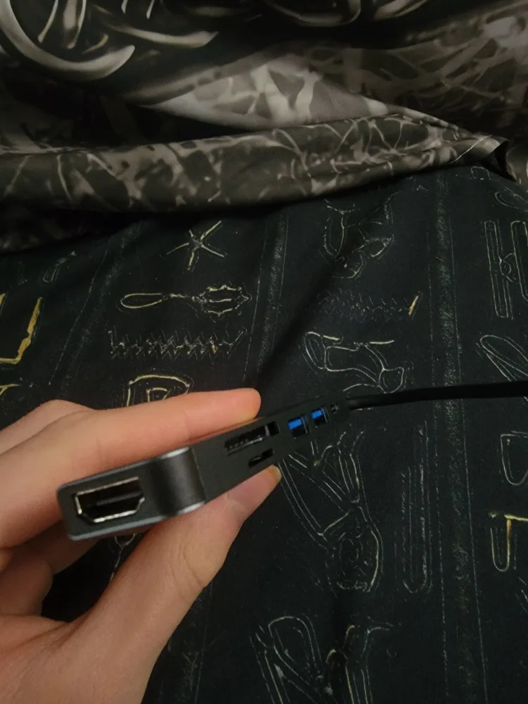 USB C HUB 4K Type C to HDMI-compatible.TF SD Multi Converter image indicator(7)