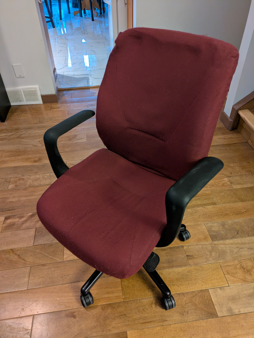 Burgundy Office Chair