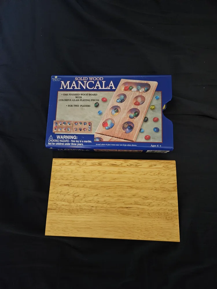 Solid Wood Mancala Game image indicator(2)