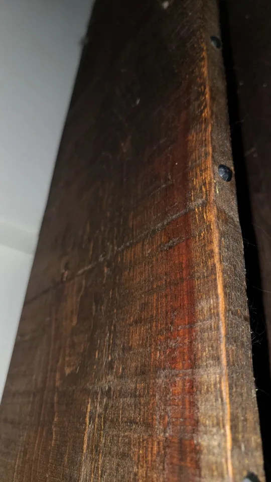 Live Egde Rustic Wooden TV Stand image indicator(6)