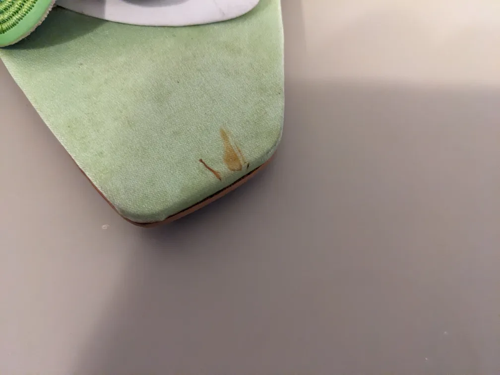 Green and White  Mulan Heels image indicator(3)