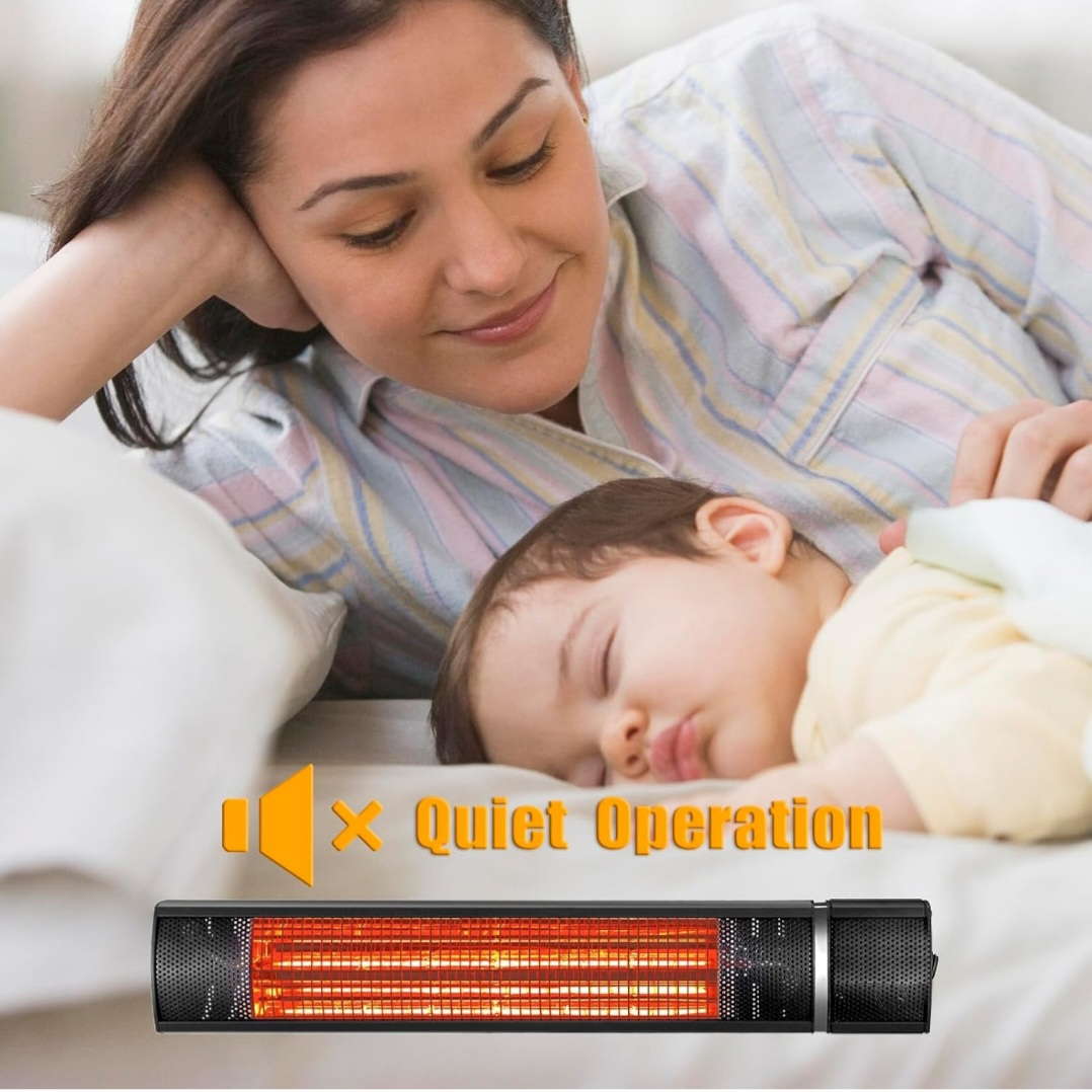 Electric Patio Heater -Outdoor Heater with Remote - photo 3