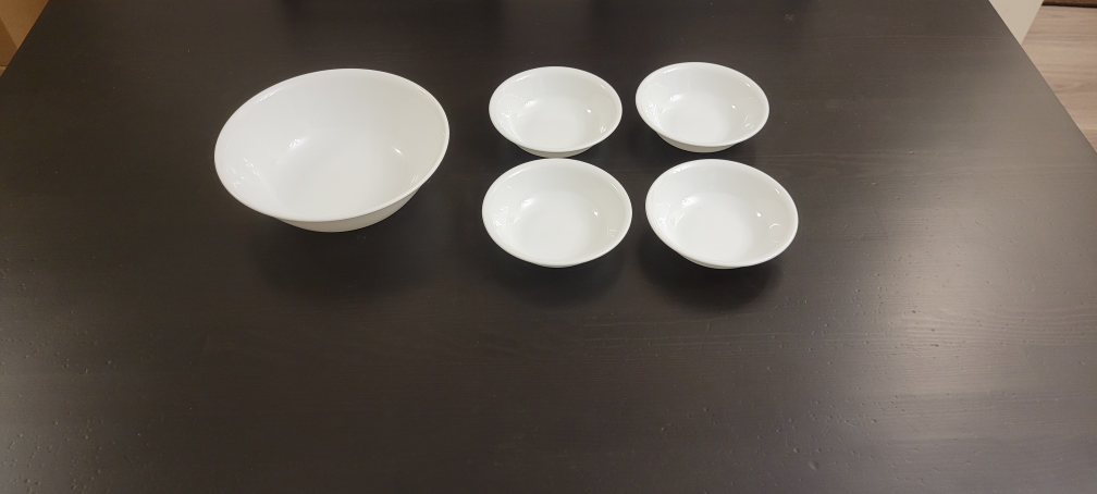 Corelle 5-Piece White Bowl Set