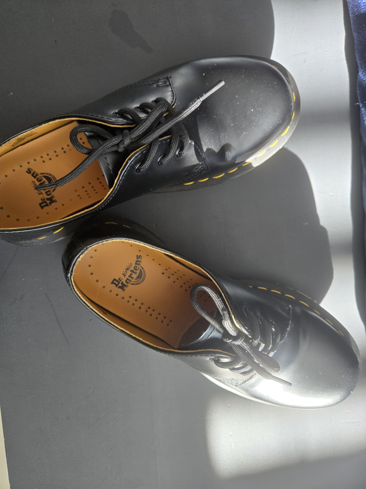 Dr. Martens 1461 Black Smooth Leather Oxfords - photo 3
