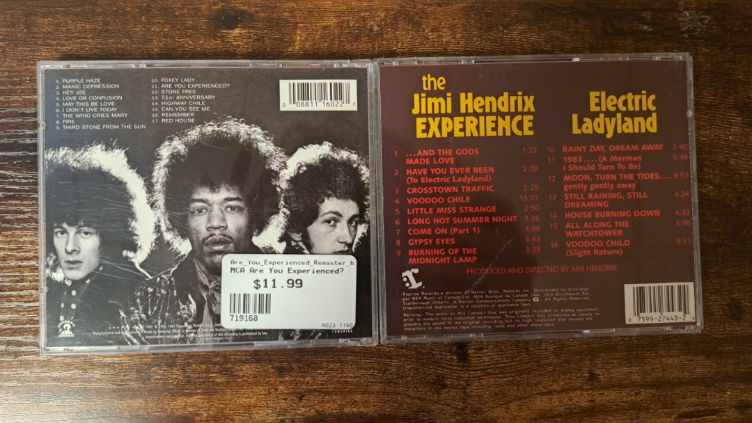 Pink Floyd, Tame Impala & Jimi Hendrix CD's - photo 3