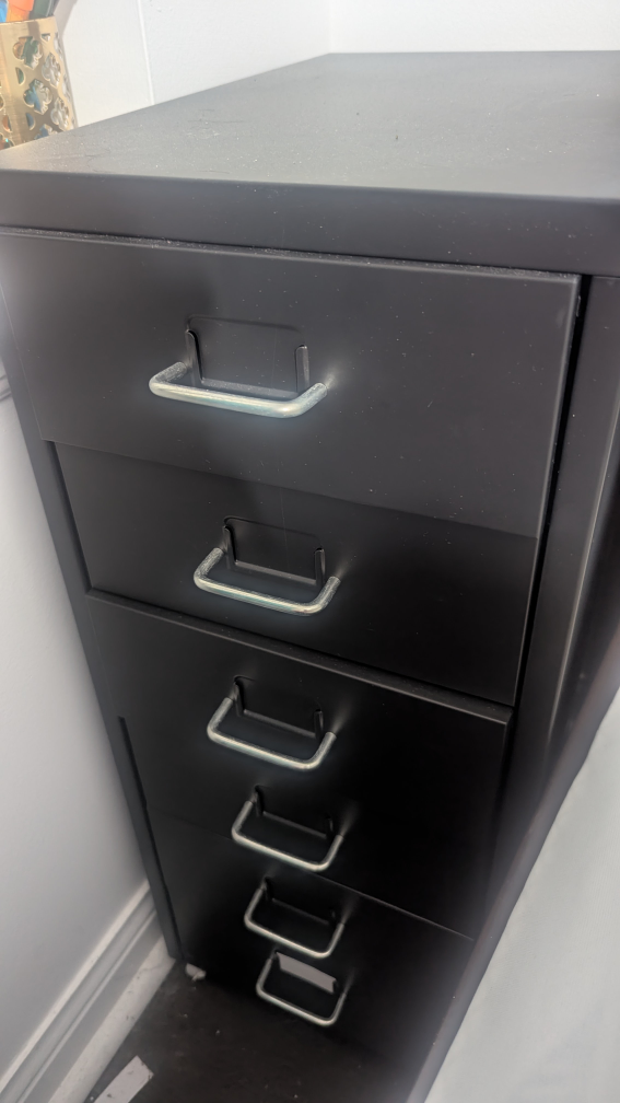 IKEA HELMER 7-Drawer Storage Unit - Black - photo 2