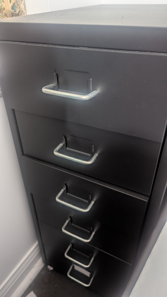 IKEA HELMER 7-Drawer Storage Unit - Black - photo 3