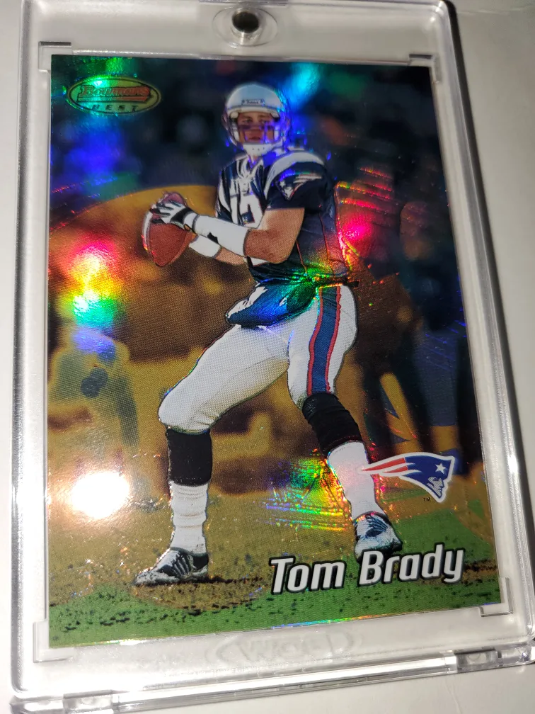 Tom Brady 2002 Bowmans Best NFL Card image indicator(10)