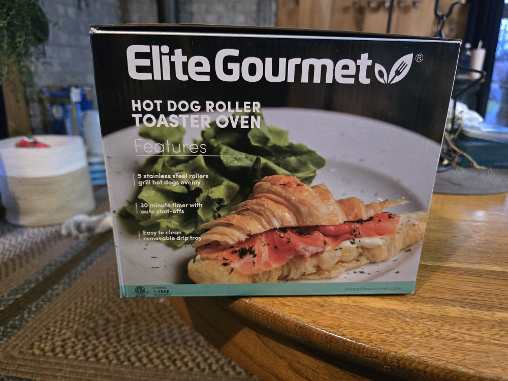 Elite Gourmet Hot Dog Roller Toaster Oven - Brand New in Box - photo 4