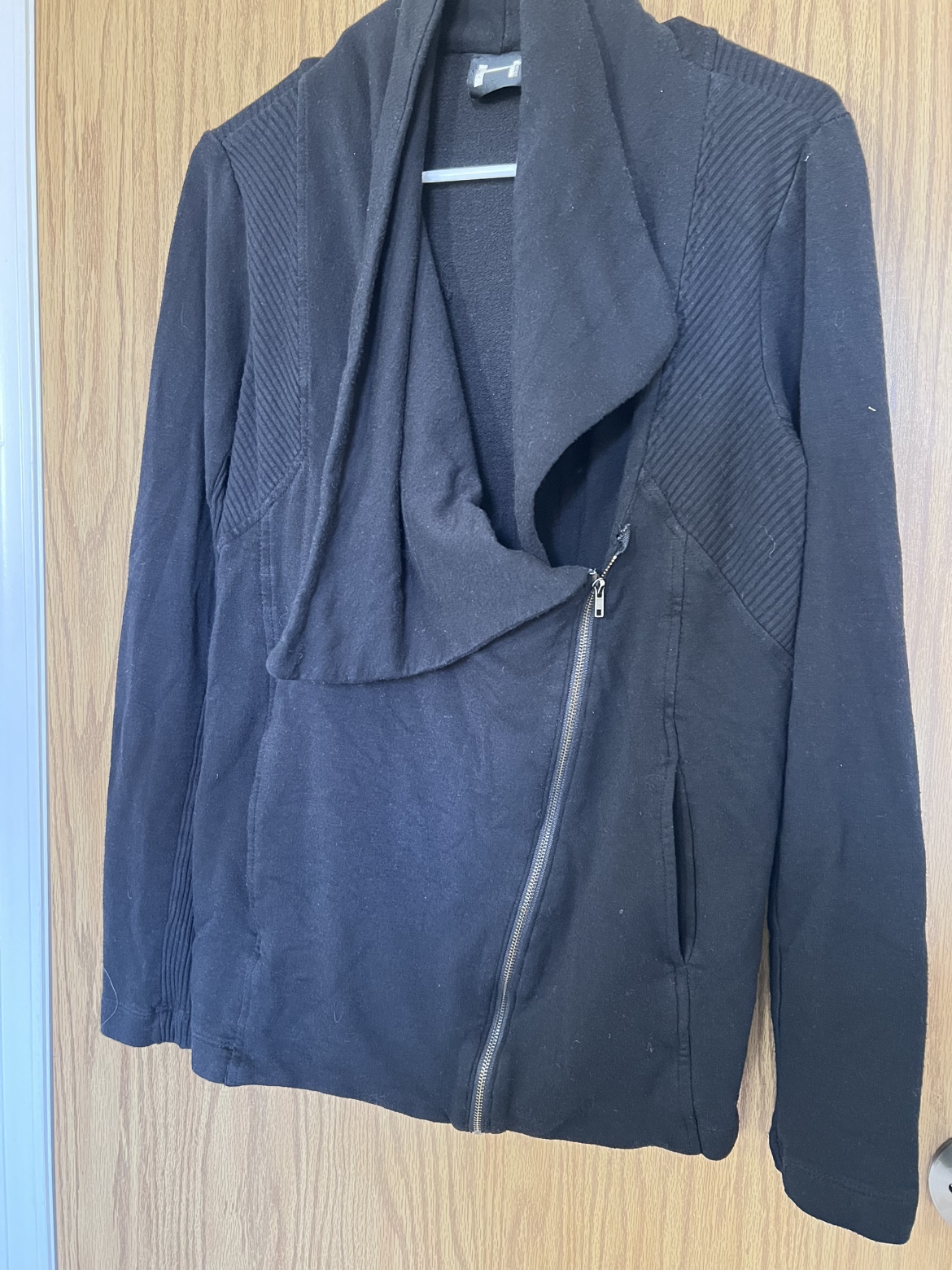 Black Zip-Up Jacket - photo 2