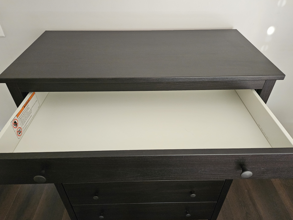 IKEA MALM 5-drawer Chest - Dark Brown - photo 3